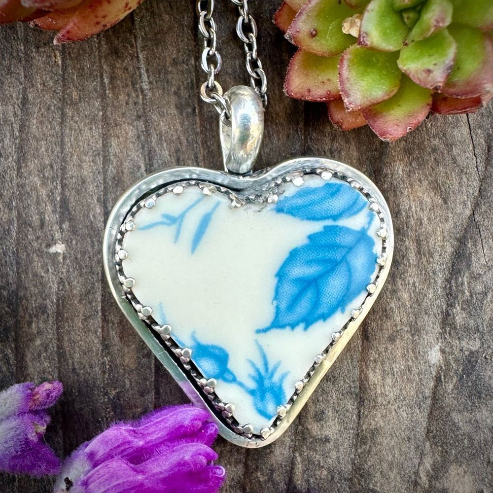 Handmade Sterling Silver Heart Pendant